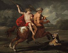 The Education of Achilles by Bénigne Gagneraux (1785)