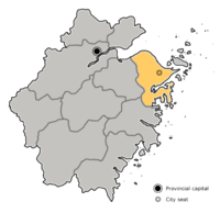 Ningbo City in Zhejiang