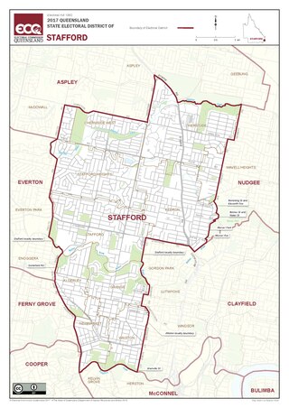 <span class="mw-page-title-main">Electoral district of Stafford</span> State electoral district of Queensland, Australia