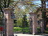 Erie Cemetery - main gate