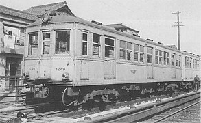 A Ginza Line 1200 series EMU in 1951