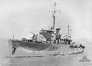 HMAS <i>Wagga</i> Bathurst-class corvette