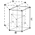 Hexagonal close packed crystal structure for osmium