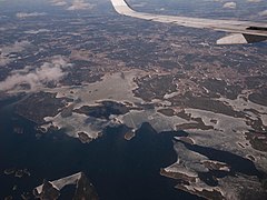 Vue aérienne d'Ingå.