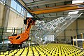 Flat-glass handling, heavy duty robot with 1,000 kg payload