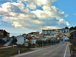 View of Lanzahíta town.