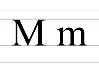 <span class="mw-page-title-main">M</span> 13th letter of the Latin alphabet