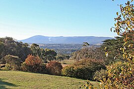 View from Mount Gisborne Road in Gisborne South