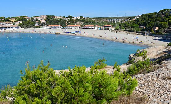 Plage de la Couronne, Martigues