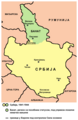 Србија састављена од Баната, уже Србије и половина Косова.