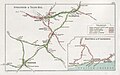 A 1908 Railway Clearing House map of lines around Gipsy Hill railway station.