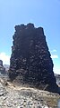 basalt sea stack near Lot's Wife's Ponds, known as "the Chimney"