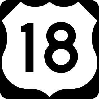 <span class="mw-page-title-main">U.S. Route 18</span> Highway in the United States