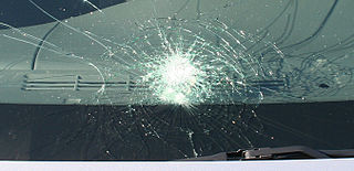 <span class="mw-page-title-main">Laminated glass</span> Type of safety glass with a thin polymer interlayer that holds together when shattered