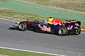 Vettel testing at Barcelona, February