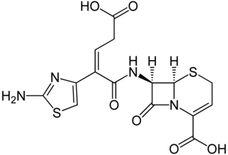 <span class="mw-page-title-main">Ceftibuten</span> Chemical to treat chronic bronchitis