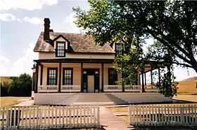Reproduction of Custer's House