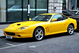 <span class="mw-page-title-main">Ferrari 575M Maranello</span> Grand Tourer produced by Ferrari from 2002–2006 as a successor to the Ferrari 550