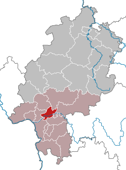 Vị trí của Frankfurt am Main