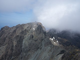 Sgùrr Dearg mountain in the United Kingdom