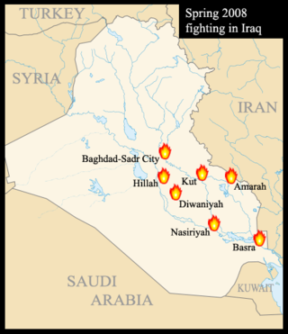 <span class="mw-page-title-main">2008 Iraq spring fighting</span>