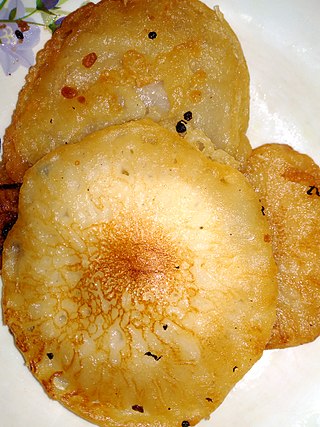 <span class="mw-page-title-main">Malpua</span> A type of pancake served as a dessert