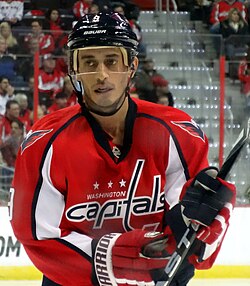 Mike Ribeiro v dresu Washington Capitals.