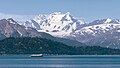 East aspect of Mount Bertha with Mt. Crillon partially visible behind