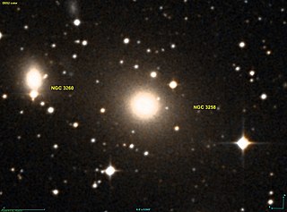 <span class="mw-page-title-main">NGC 3258</span> Elliptical galaxy in the constellation Antlia