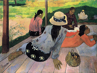 <i>The Siesta</i> (Paul Gauguin) Painting by Paul Gauguin