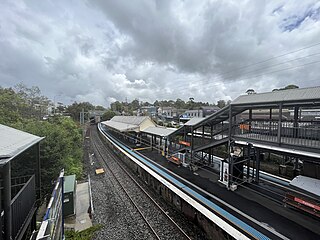 <span class="mw-page-title-main">Pymble railway station</span> Railway station in Sydney, New South Wales, Australia