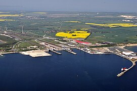 Sassnitz Mukran, the ferry port of Sassnitz