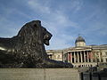 Blick auf die National Gallery