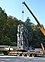 The removal of the Monument of Gratitude in Sanok, Poland, on 16 September 2016.