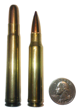 <span class="mw-page-title-main">.338 Winchester Magnum</span> Rifle cartridge