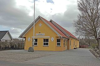 Agedrup Village in Southern Denmark, Denmark