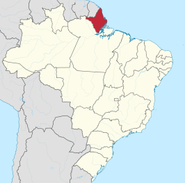 Kaart van Amapá