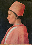 Francesco Gonzaga de Andrea Mantegna. ĉirkaŭ 1461