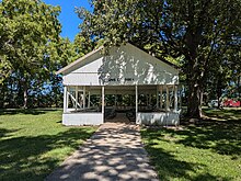 A pavilion in Davis City Park, built in 1895 DavisCityParkPavillion.jpg