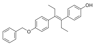 <span class="mw-page-title-main">Diethylstilbestrol monobenzyl ether</span> Chemical compound