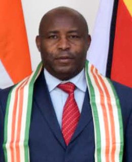 Évariste Ndayishimiye President of Burundi since 2020