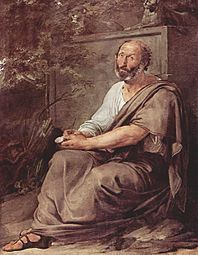 Aristotle by Francesco Hayez. Oil on canvas, 1811