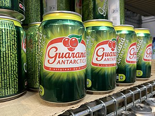 <span class="mw-page-title-main">Guaraná (soft drink)</span> Guaraná-flavored soda from Brazil