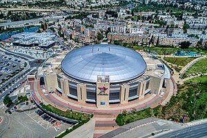 Die Pais Arena Jerusalem im April 2023