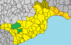 Páno Lévkara i distriktet Lárnaka