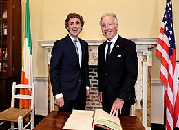 Neal with the deputy chair of the Irish Senate Mark Daly in May 2022 during a vist to the Republic of Ireland Mark Daly and Richard Neal.jpg