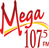 Mega 107.5 logo used 2009-2010. Mega 1075 old.png