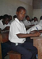 School children in the classroom