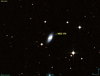 NGC 174 Barred spiral or lenticular galaxy in Sculptor