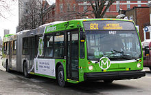 Nova Bus LFS Artic operating Métrobus service